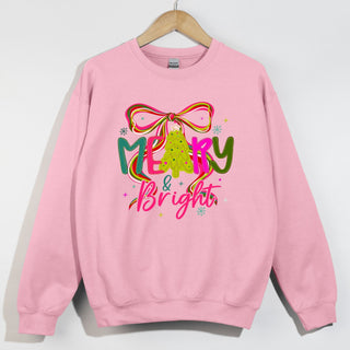 Merry and Bright Trendy Preppy Bow