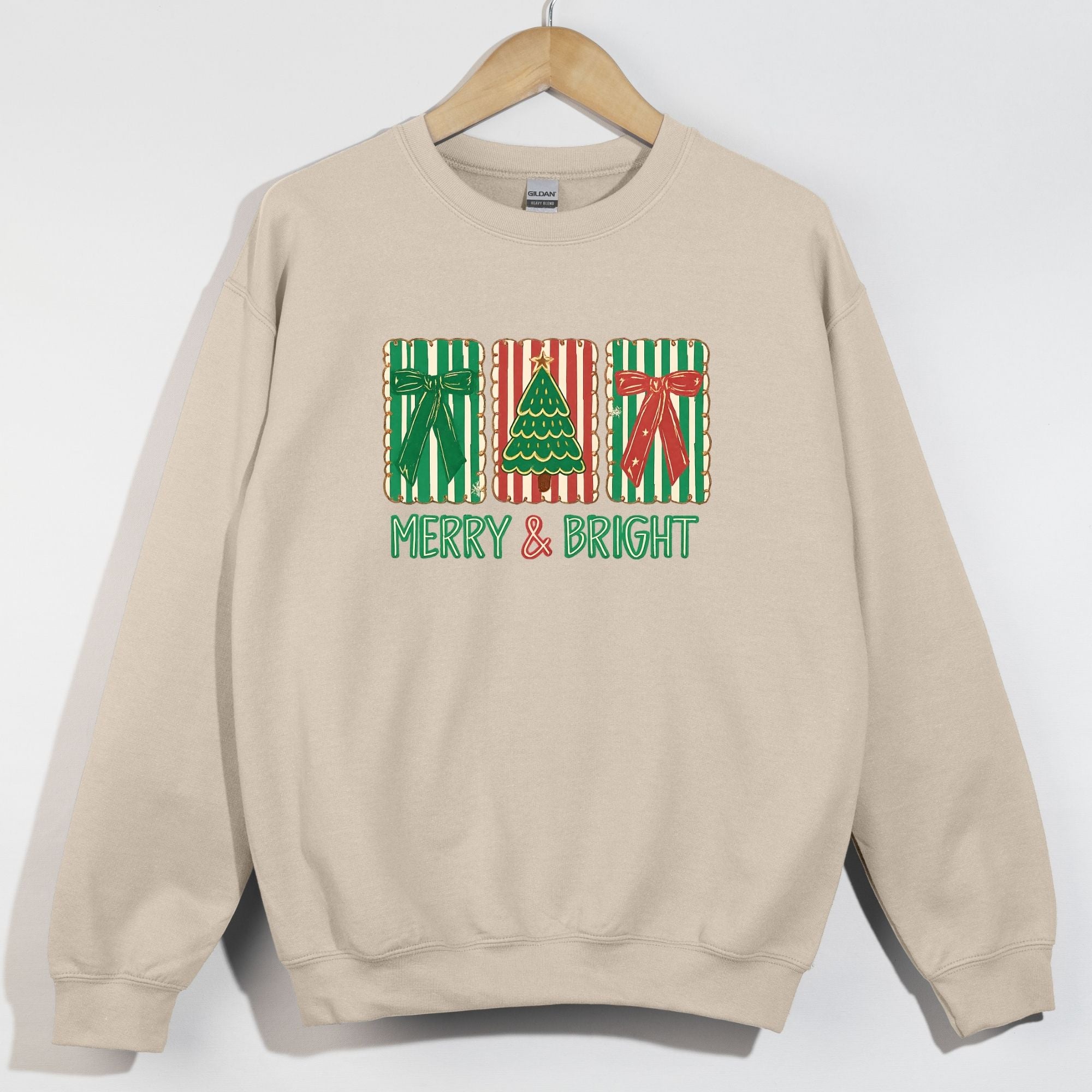 Merry and bright Bow and Tree Trio