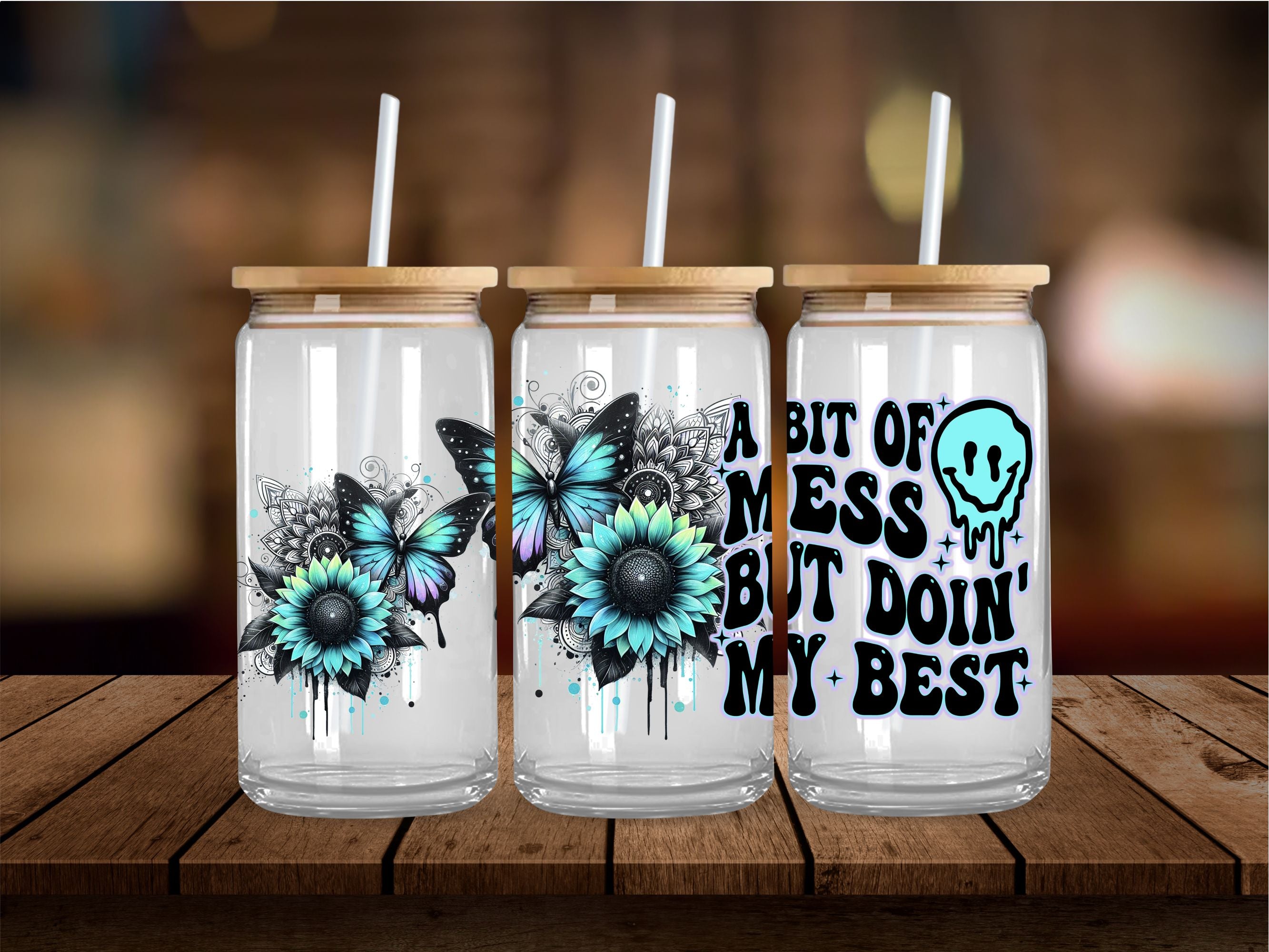 Mess Vibrant 16 Oz Wrap