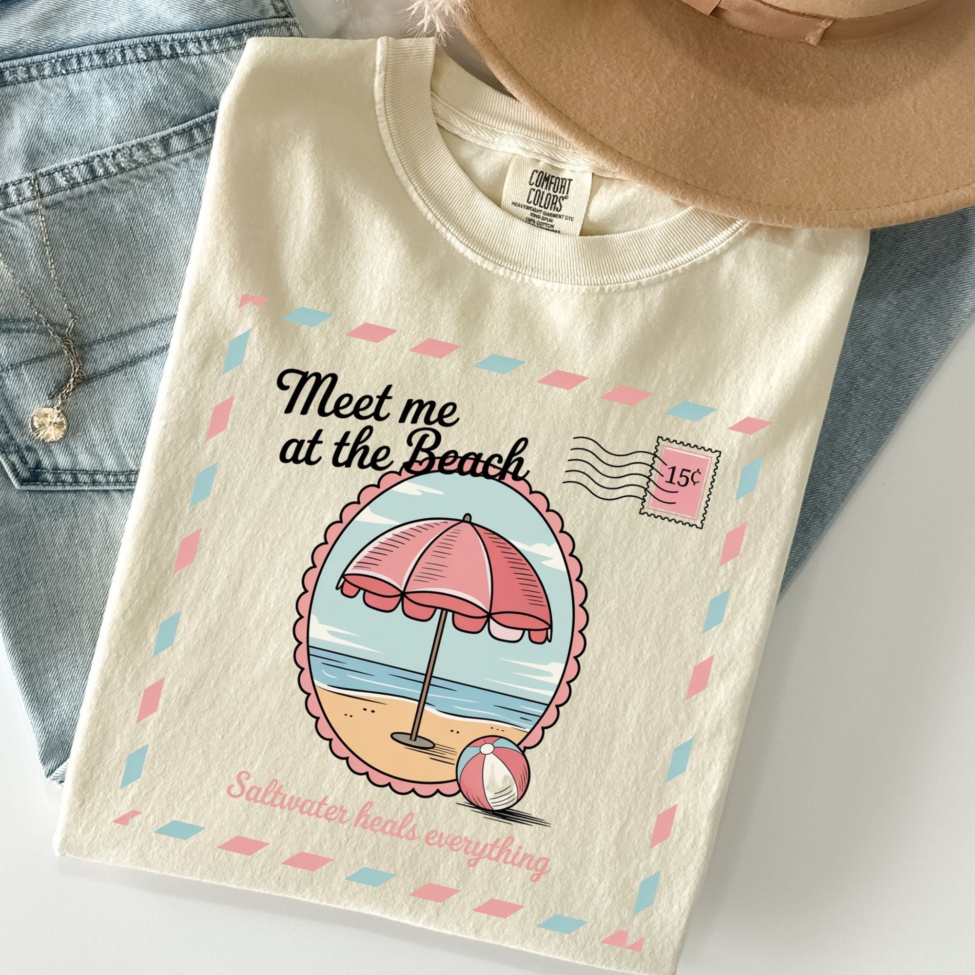 Met Me At The Beach Stamp