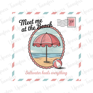 Met Me At The Beach Stamp