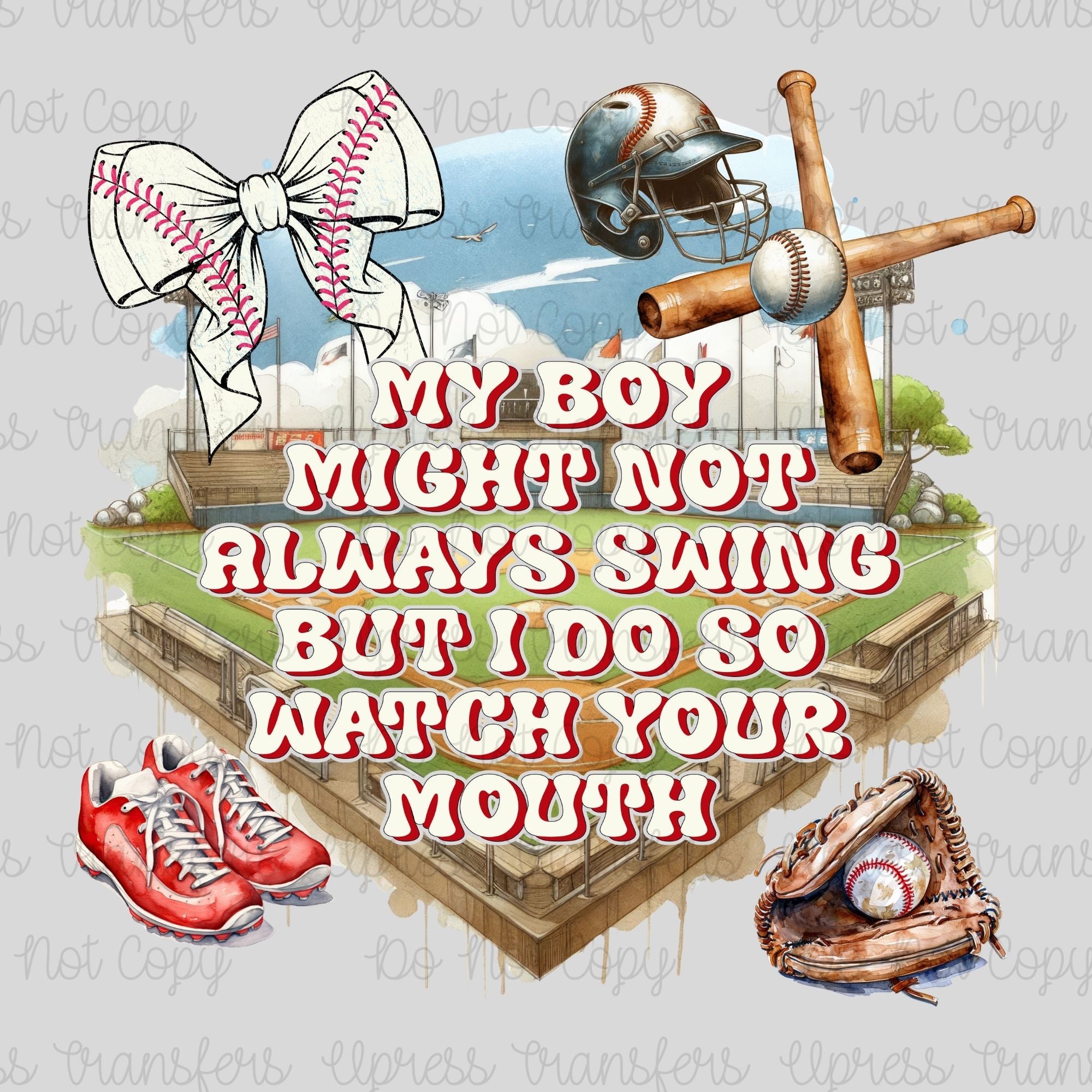 Might Not Swing Baseball