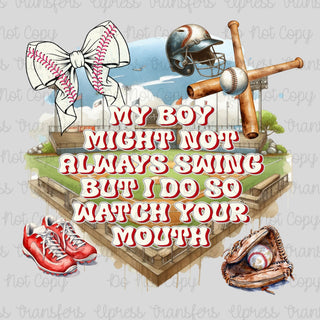 Might Not Swing Baseball