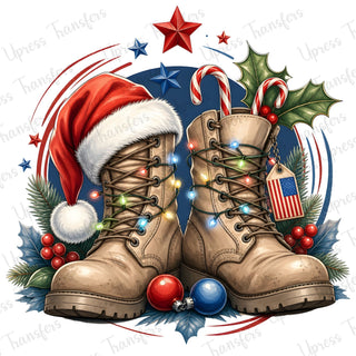 Military Christmas Boots