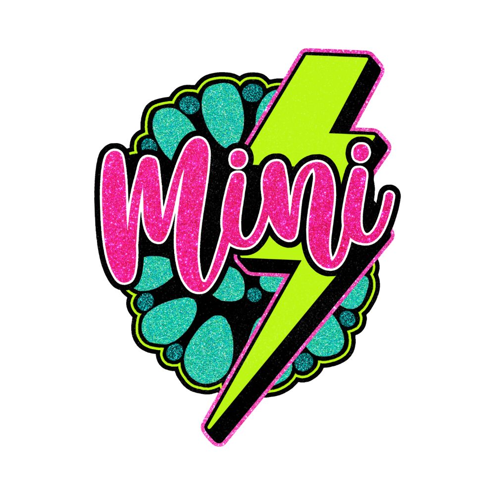 Mini Neon Lightning Bolt