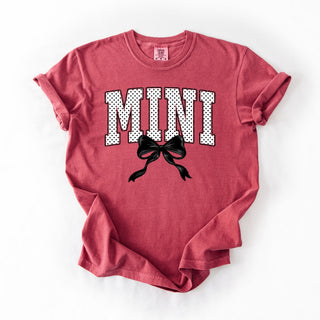 Mini Black Polka Dot Bow