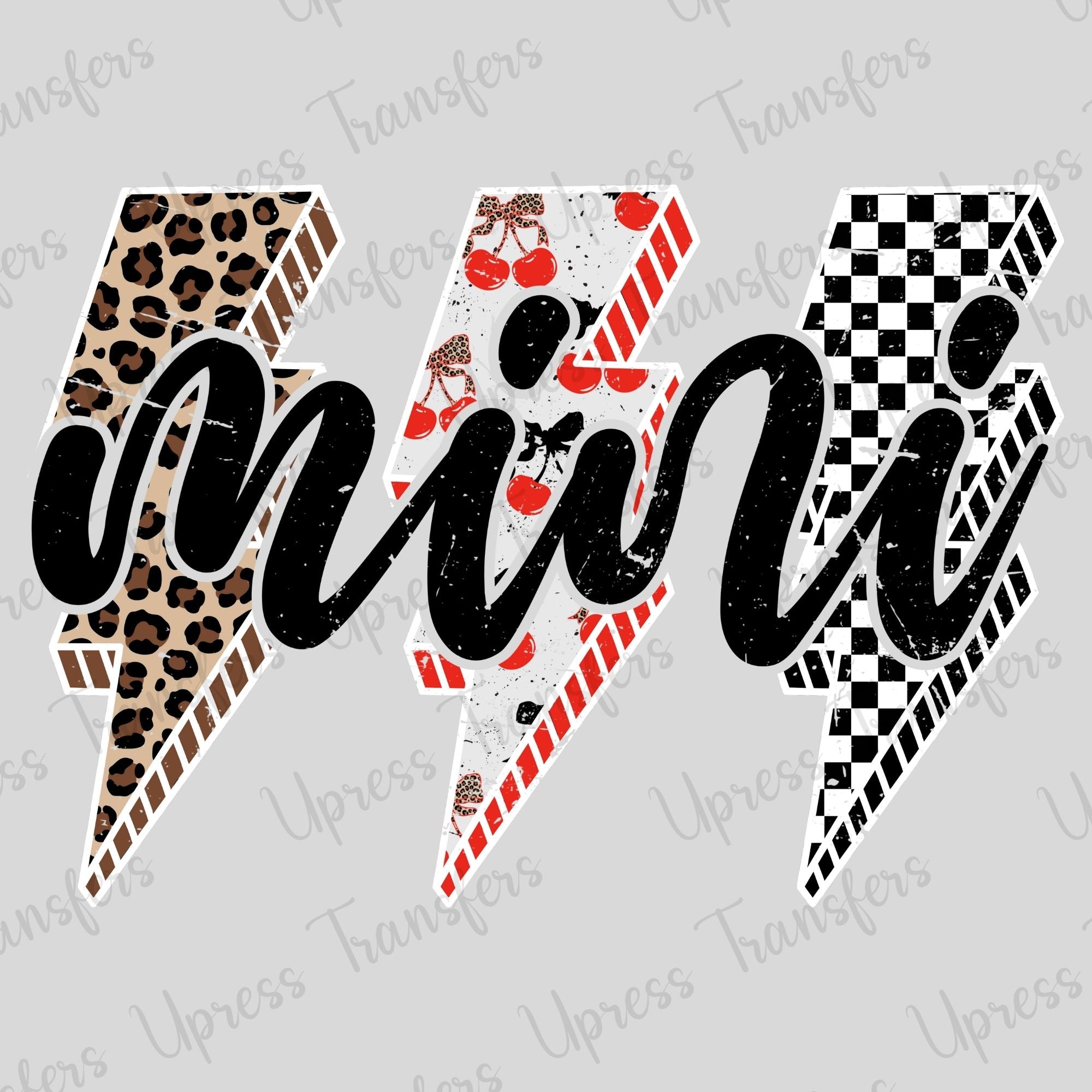 Mini Trendy Patterned Bolts