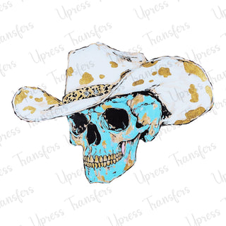 Mint Blue Skull