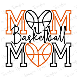 Mom Basketball Heart