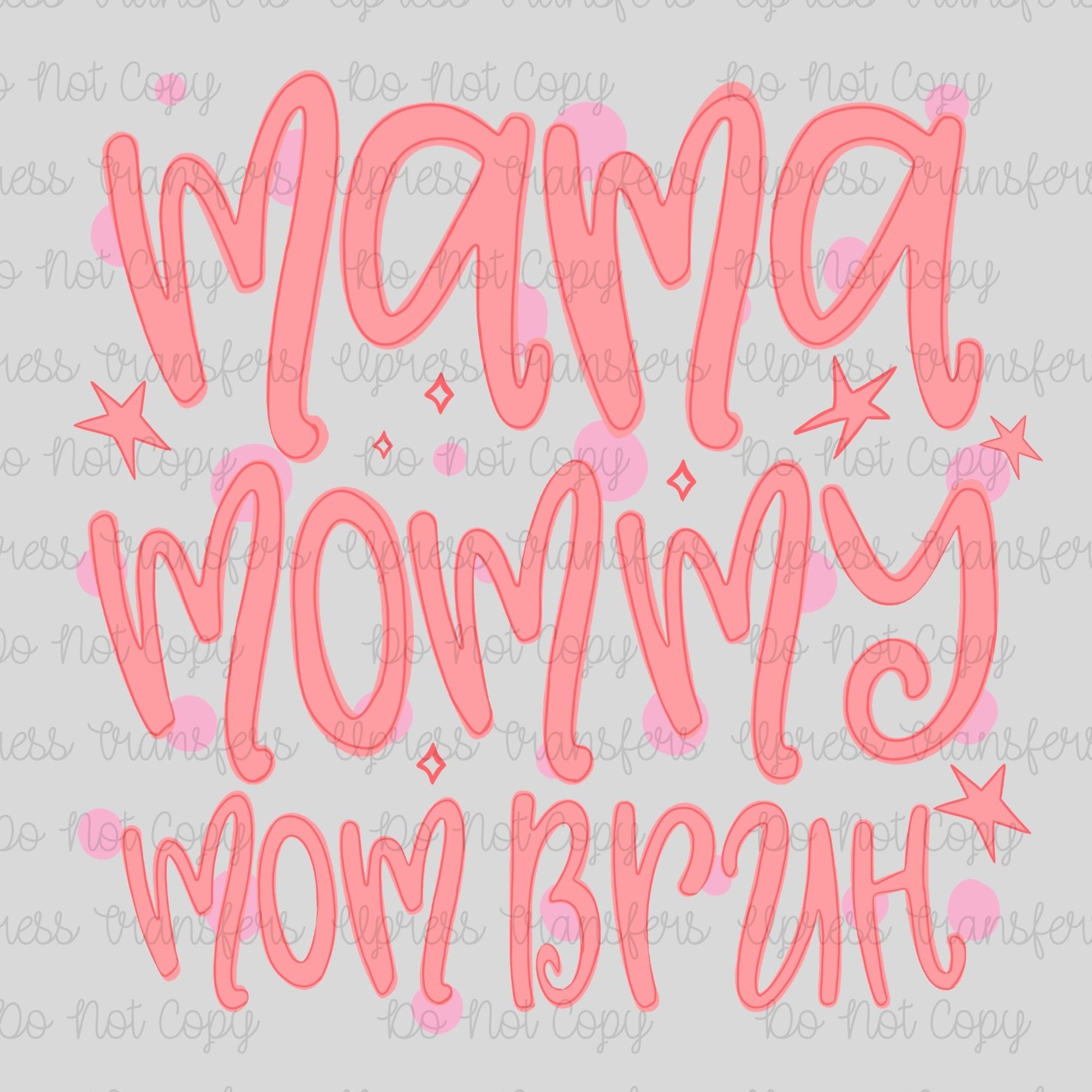 Mom Bruh Doodle Font