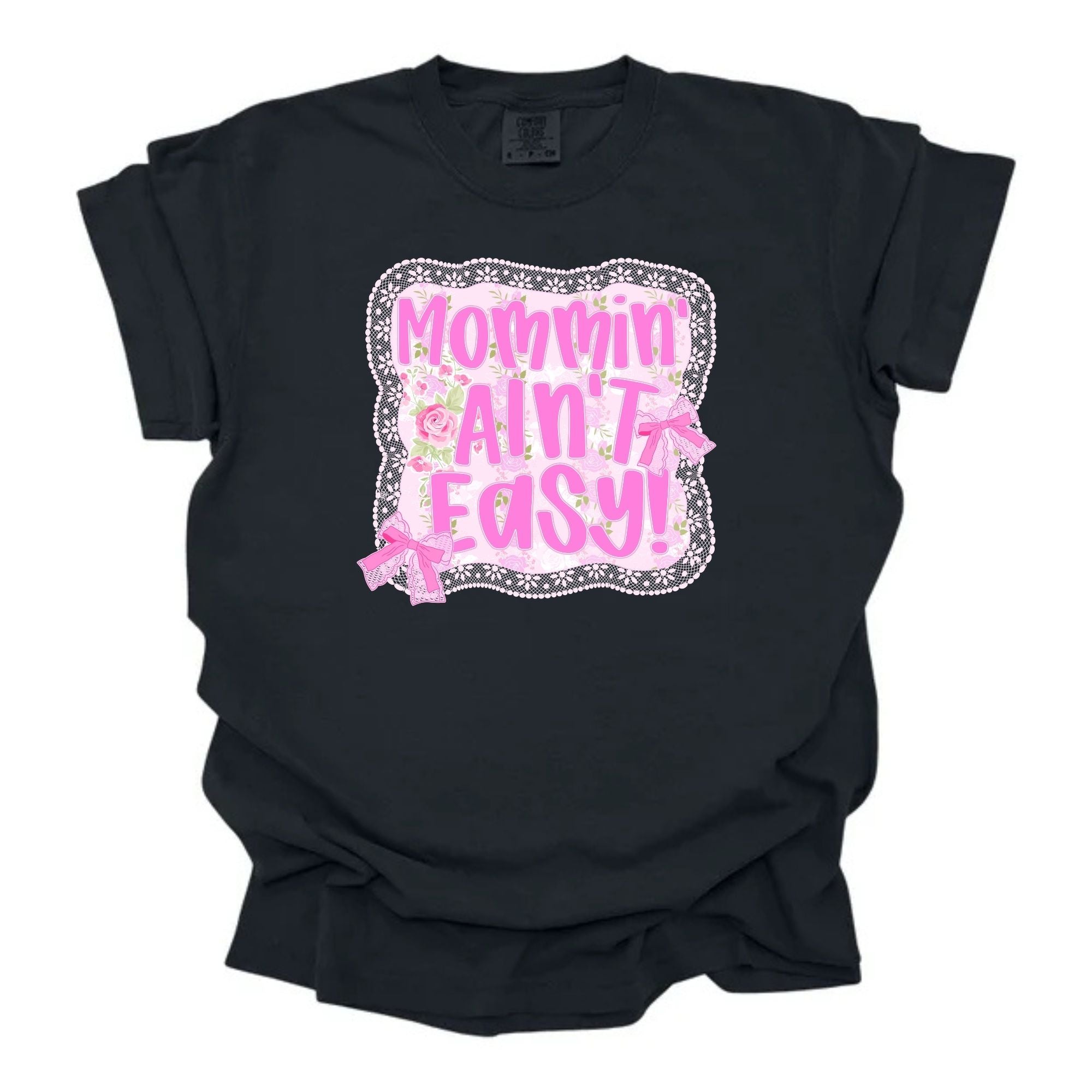 Mommin Aint Easy Floral Bows