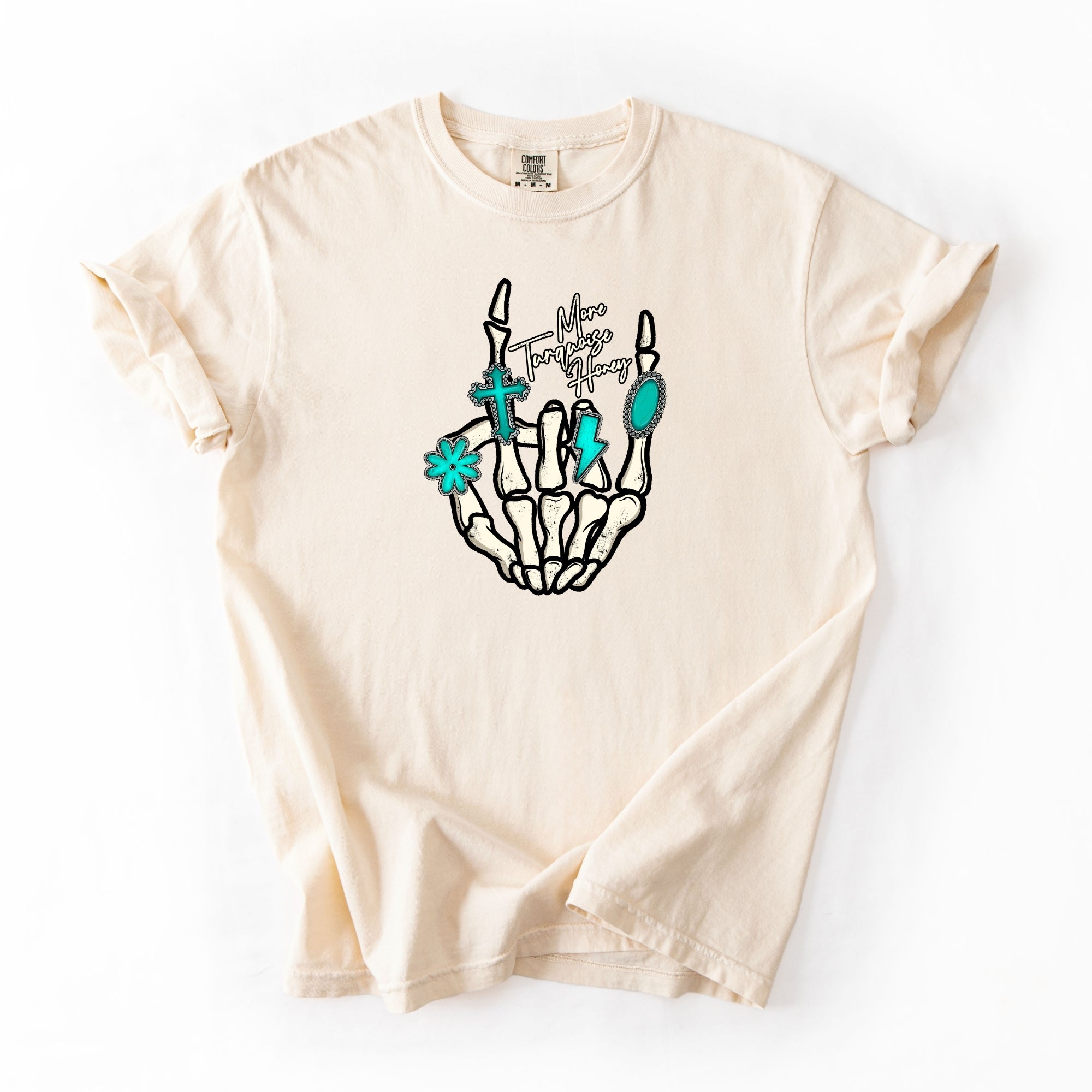 More Turquoise Honey Skelton Hand