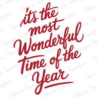 Most Wonderful Red Script