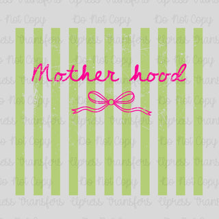 Mother Hood Green Stripes
