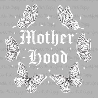 Mother Hood White Butterflies