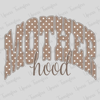 Mother Hood White Pokadot