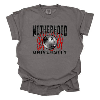 Motherhood University Checkered Smile Flames