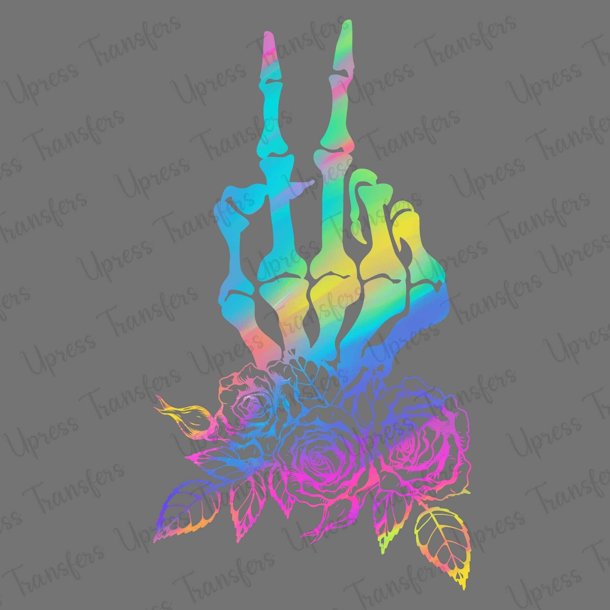 Multicolor Duces Skull Hand