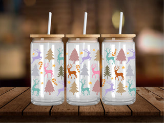 Multicolored Christmas Items 16 Oz Wrap