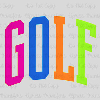 Multicolored Golf