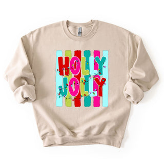 Multicolored Holly Jolly Stripes