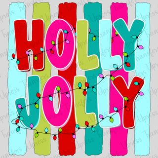 Multicolored Holly Jolly Stripes