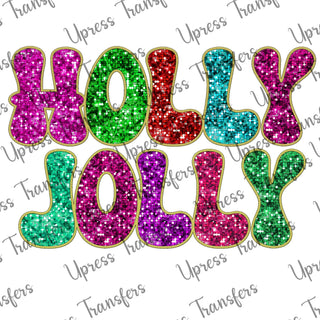 Multicolored Holly Jolly