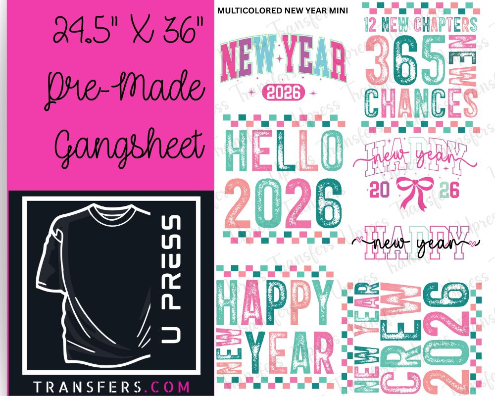 Multicolored New Year Mini