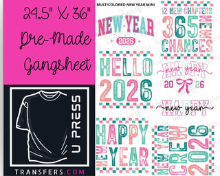 Multicolored New Year Mini