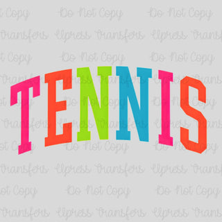 Multicolored Tennis