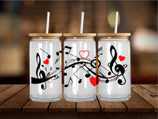 Music To Hearts 16 Oz Wrap