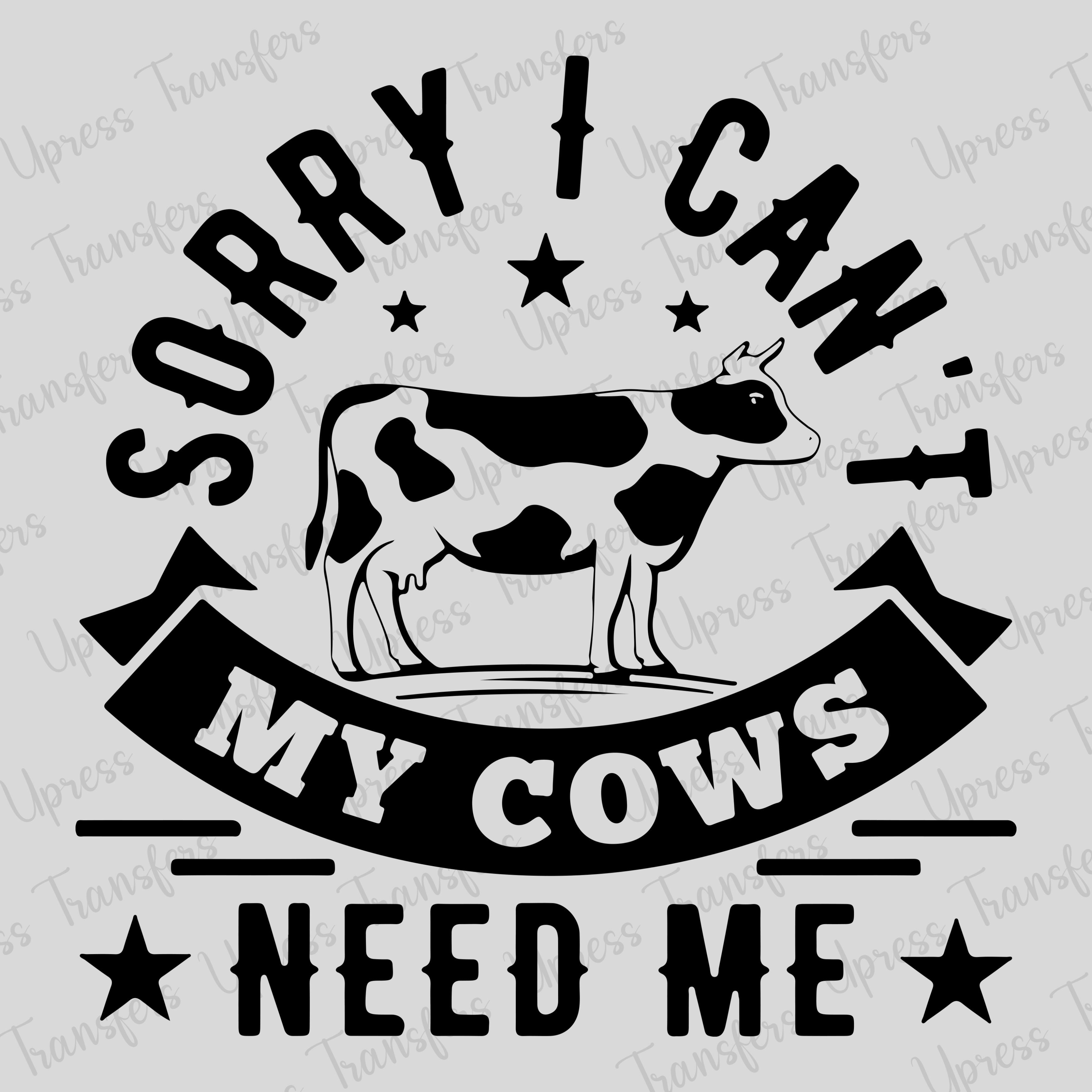 My Cows Need Me