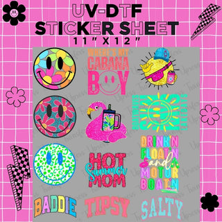 Summer UV DTF STICKER PACK