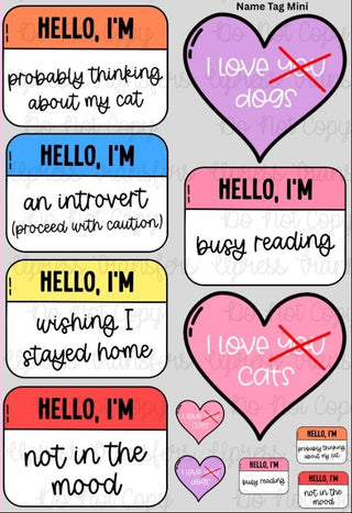 Name Tag Mini