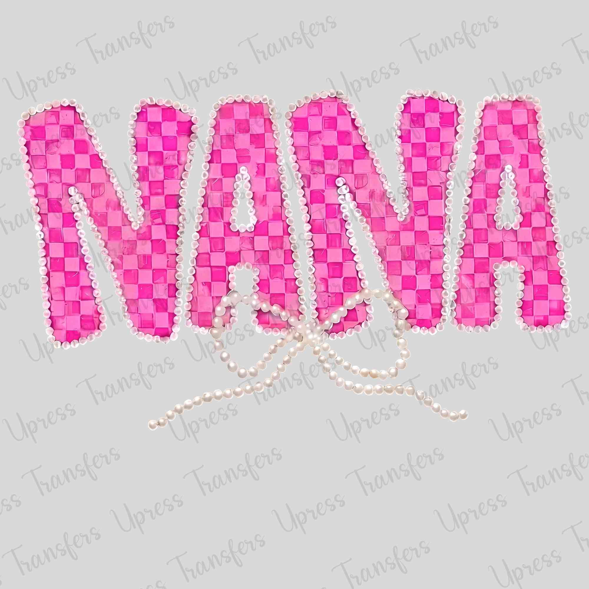 Nana Pearled Checkered