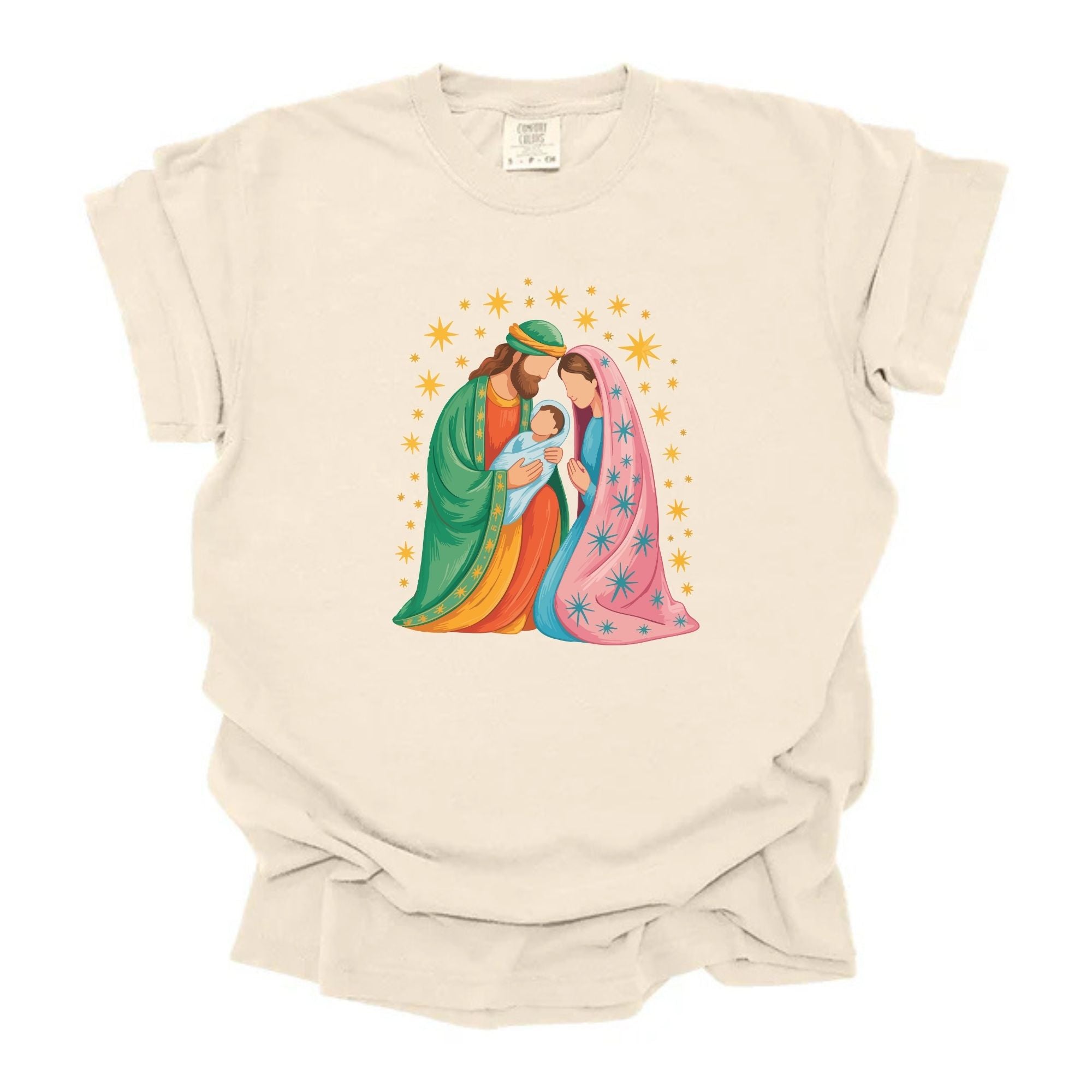 Nativity Scene Simple Stars