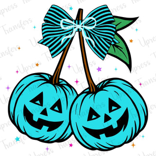 Neon Blue Pumpkin Cherries