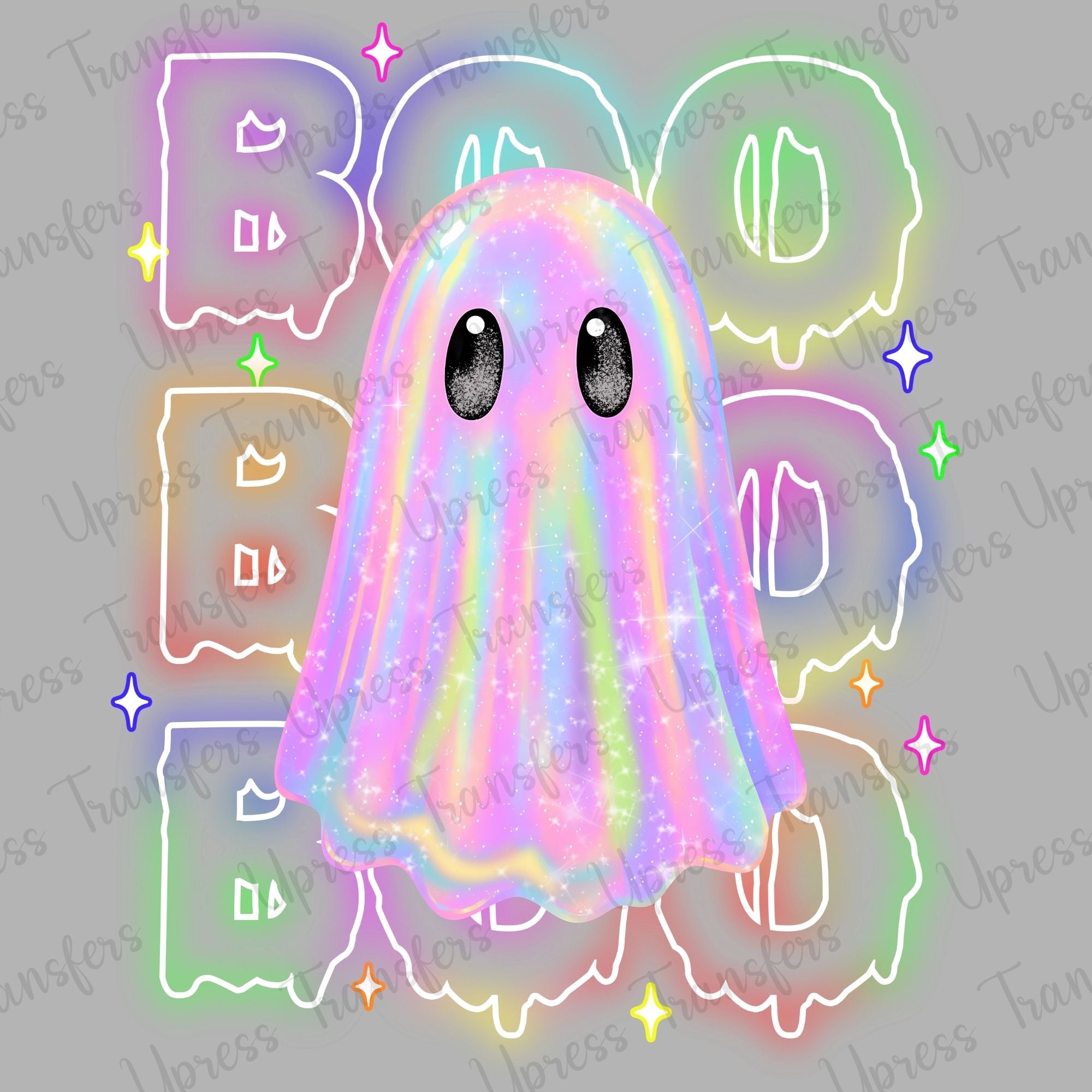 Neon Boo x3 Ghost