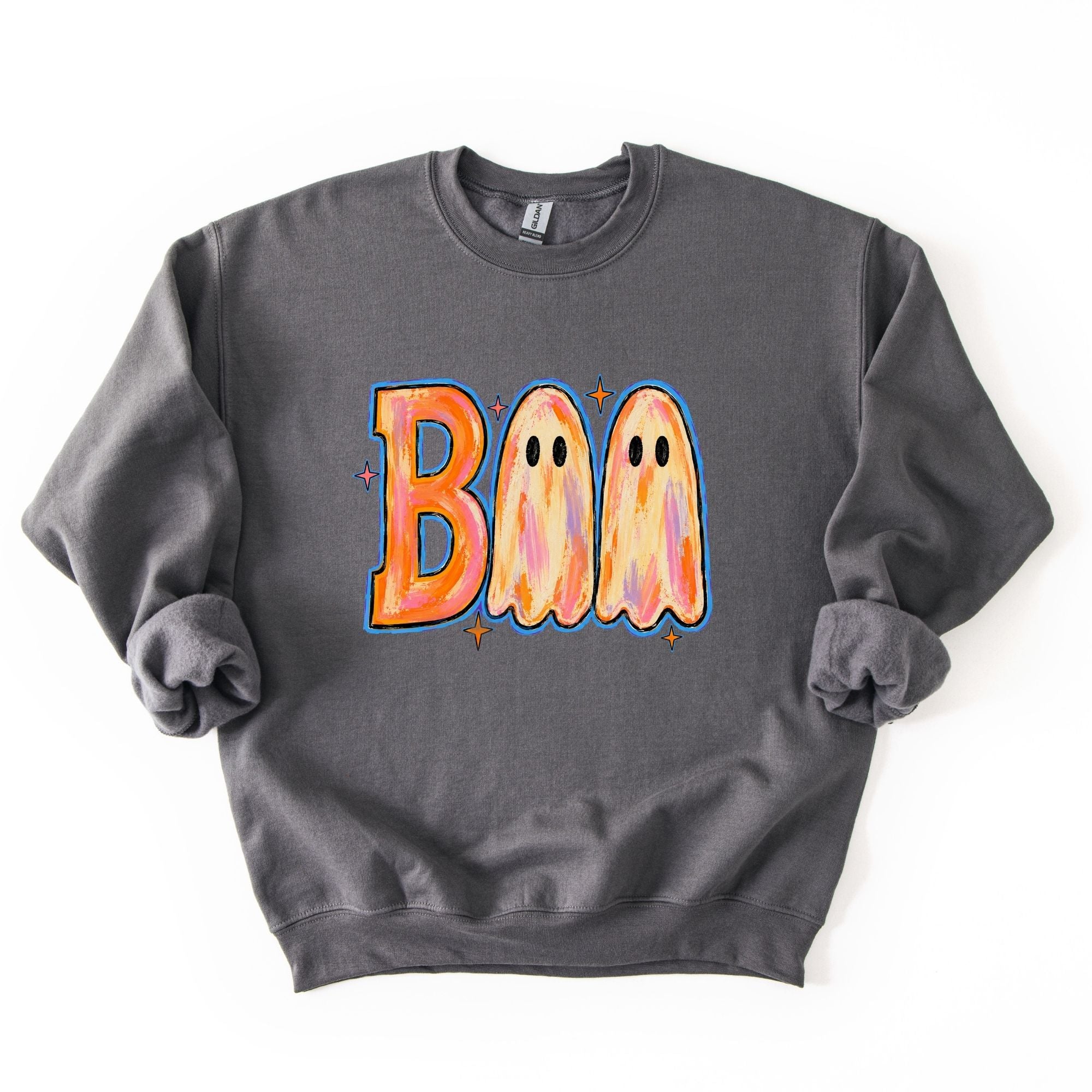 Neon Brushstroke Boo