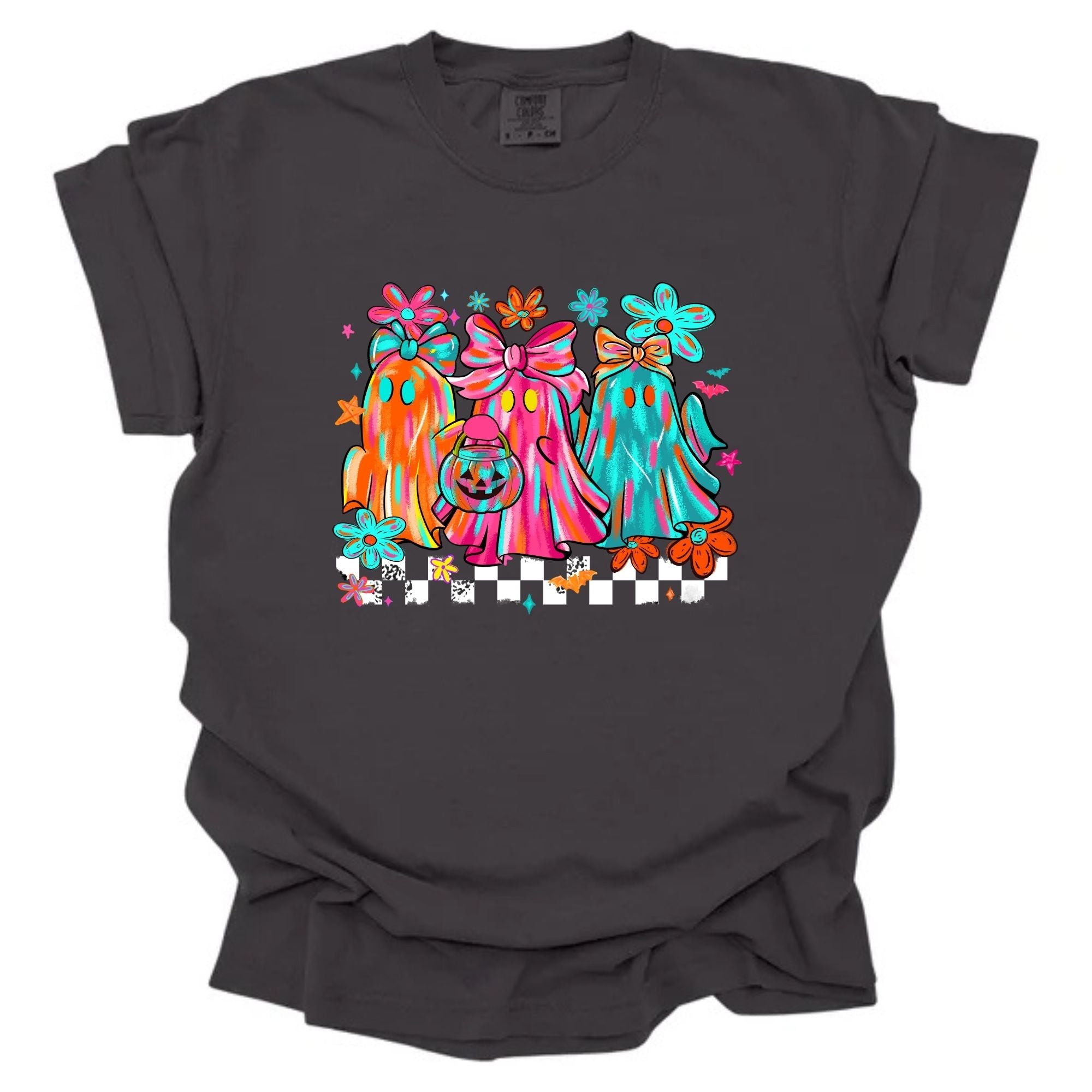 Neon Brushstroke Ghosts Trio