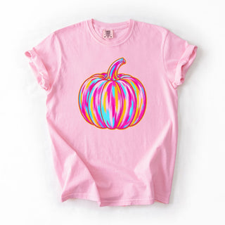 Neon Brushstroke Pumpkin Pink