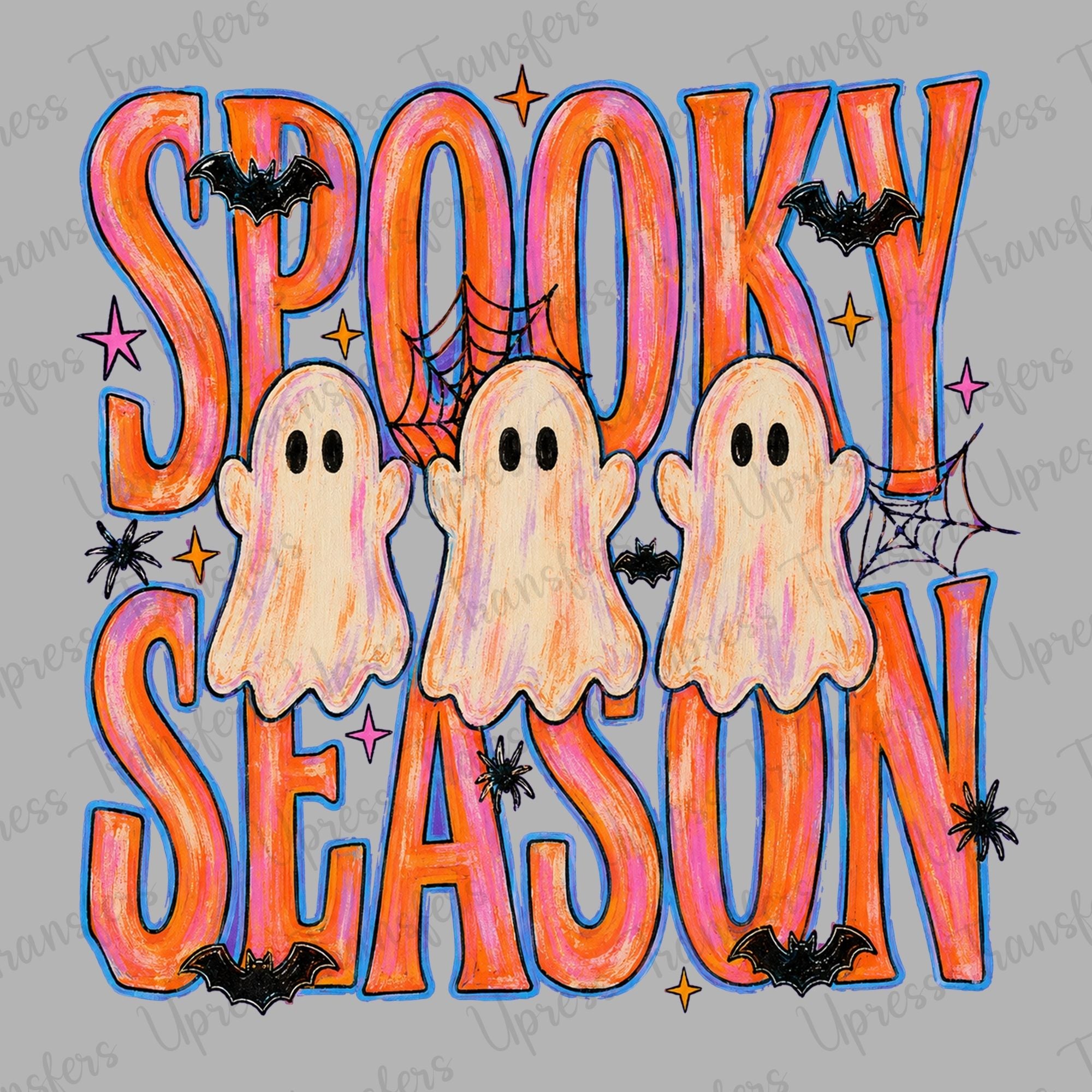 Neon Brushstroke Spooky Season