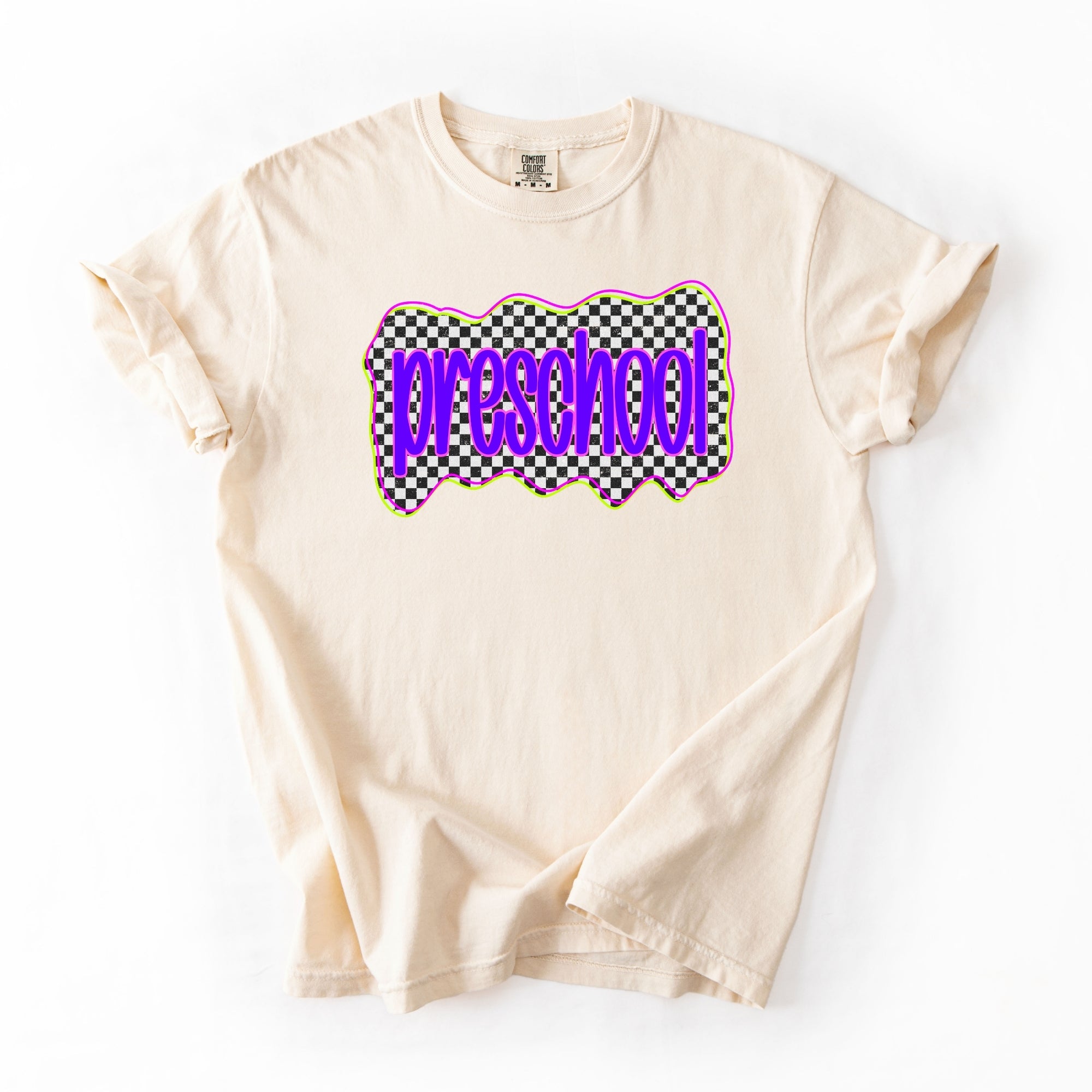Neon Checkered Preschool