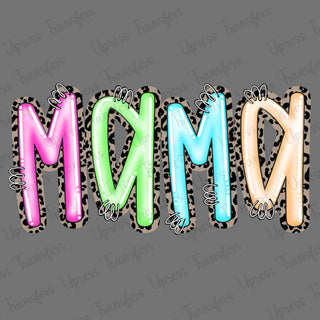 Neon Colors Mom Cheetah