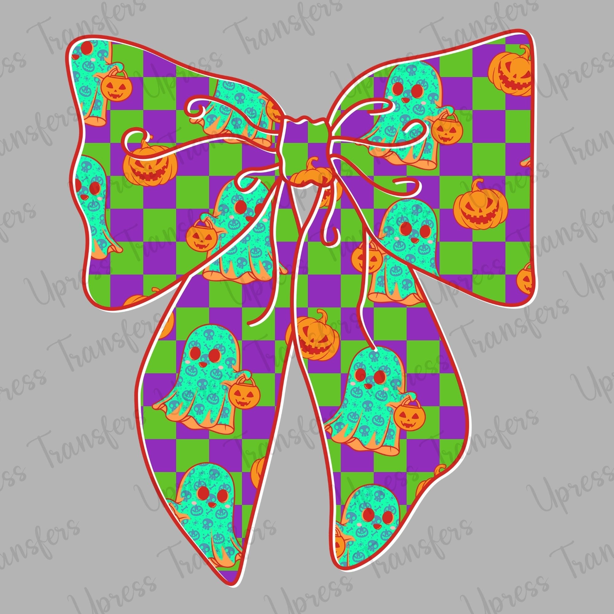 Neon Cute Scary Bow