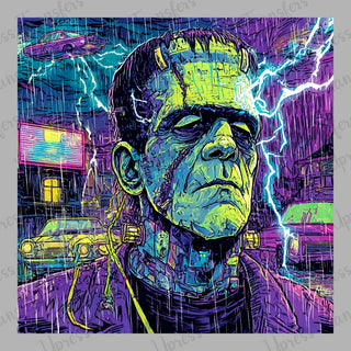Neon Franken Head