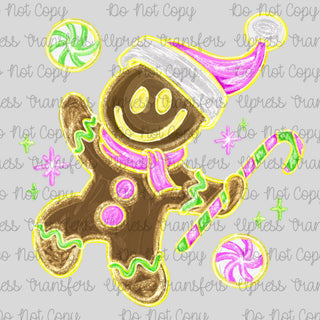 Neon Gingerbread