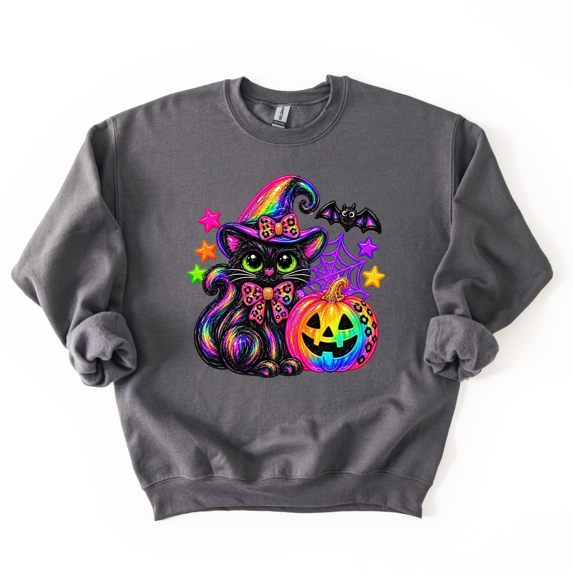 Neon Glitter Cat