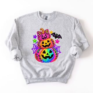 Neon Glitter Silly Pumpkins