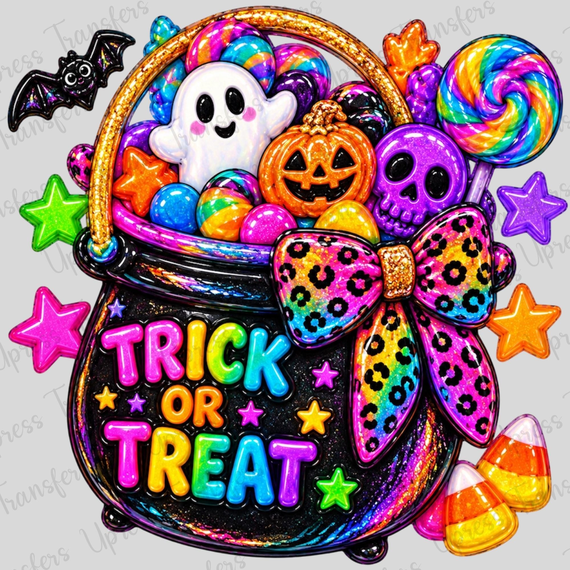 Neon Glitter Trick